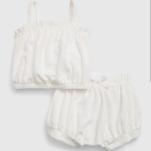 NWT Gap Baby Towel Terry Two-Piece Outfit Set